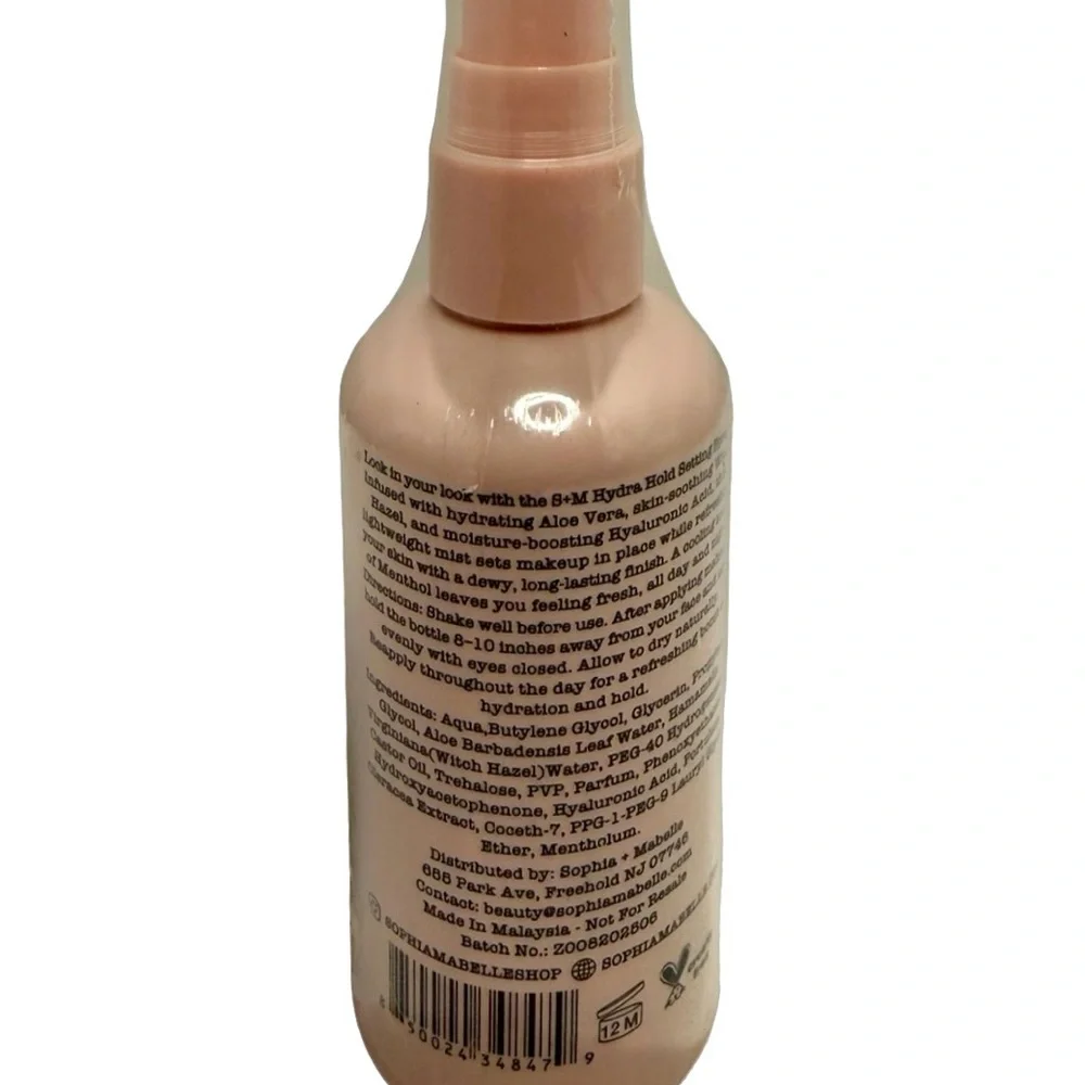 sophia+mabelle Hydra-Hold Setting Spray in Light Pink